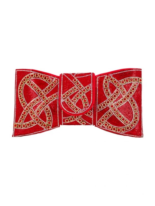 Foto van product faina Clutch goud / rood
