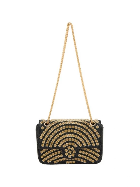 Foto van product faina Clutch goud / zwart