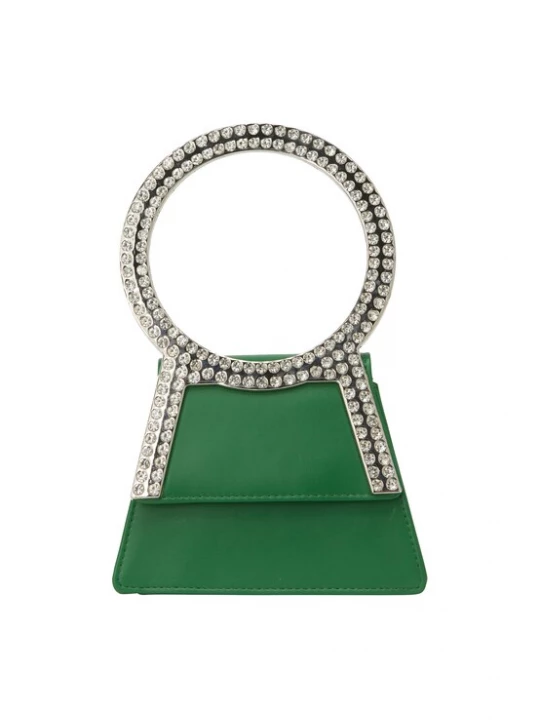 Foto van product NAEMI Clutch groen / zilver