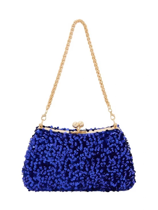 Foto van product faina Clutch 'Elegant' ultramarine blauw
