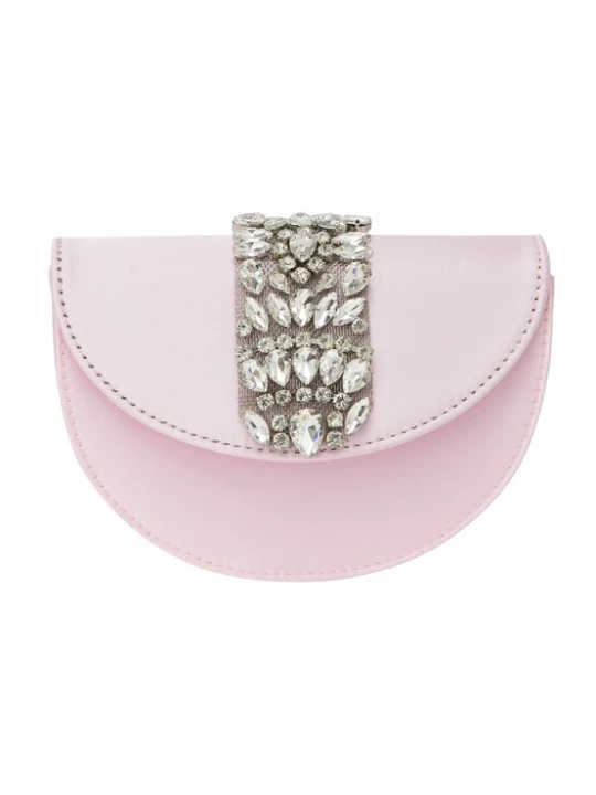 Foto van product faina Clutch rosa / zilver