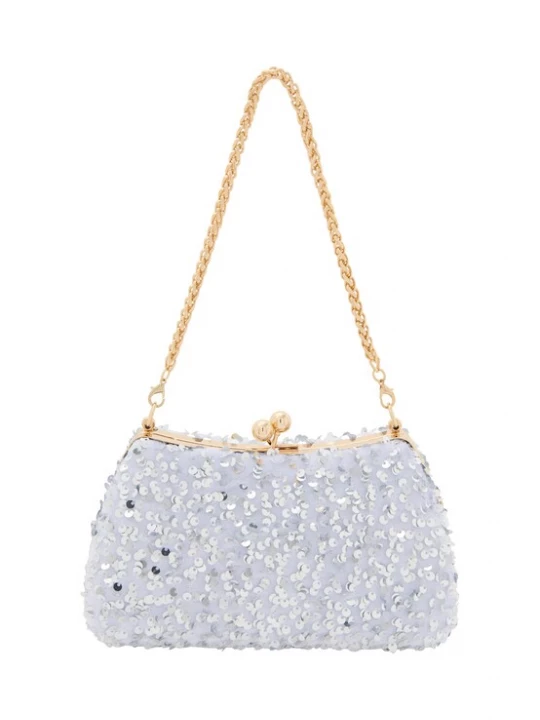 Foto van product faina Clutch zilvergrijs / zilver