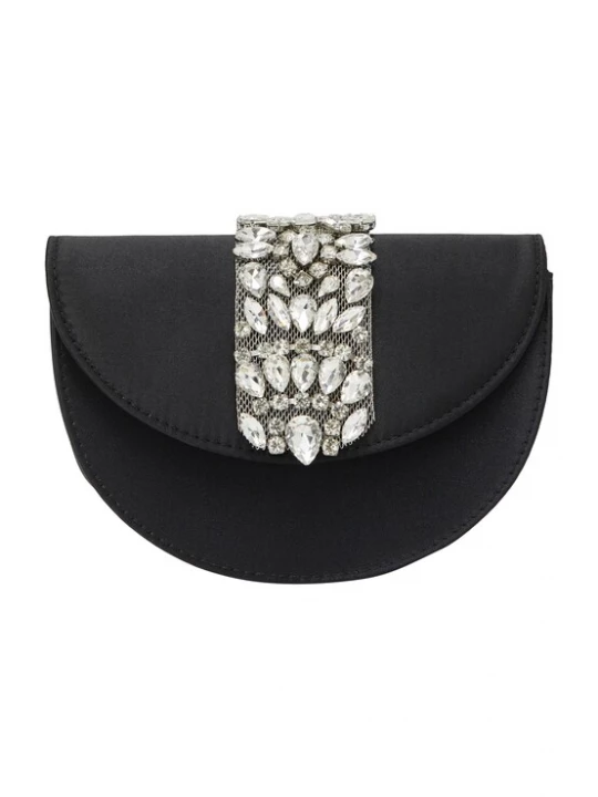 Foto van product faina Clutch zwart / transparant