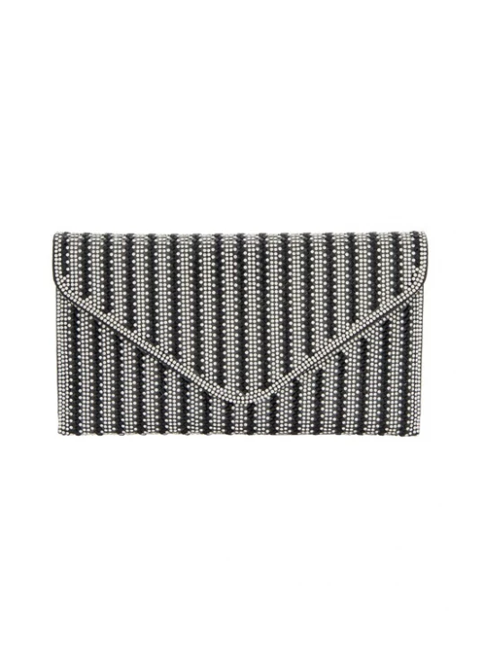 Foto van product NAEMI Clutch zwart / transparant