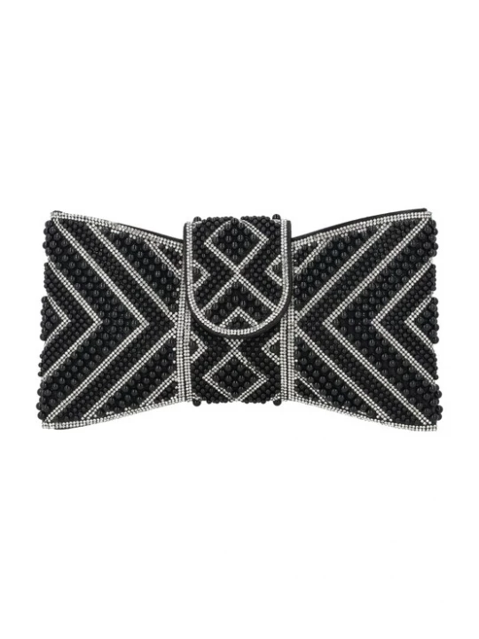 Foto van product faina Clutch zwart / zilver