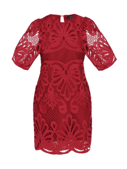 Foto van product faina Cocktailjurk 'Fashion Look' donkerrood