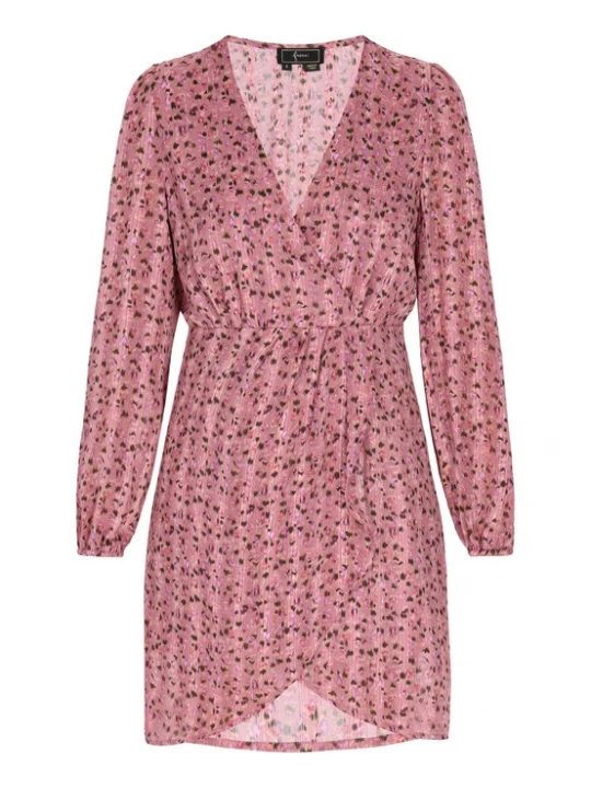 Foto van product faina Cocktailjurk 'Fashion Look' oudroze / kersrood / zwart / wit