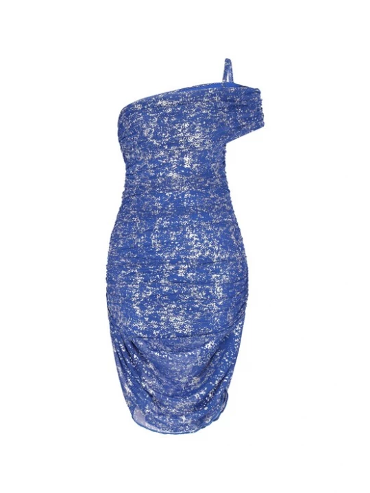 Foto van product faina Cocktailjurk 'Festive' navy / wit