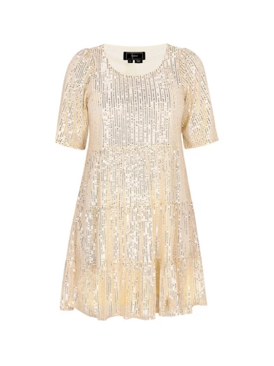 Foto van product faina Cocktailjurk goud