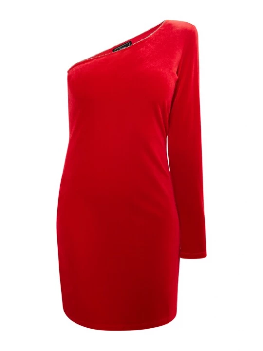 Foto van product faina Cocktailjurk lichtrood