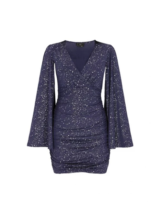 Foto van product faina Cocktailjurk navy / wit
