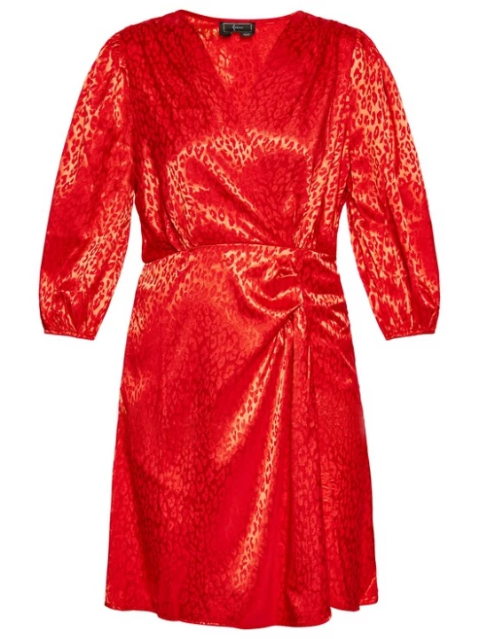Foto van product faina Cocktailjurk oranjerood