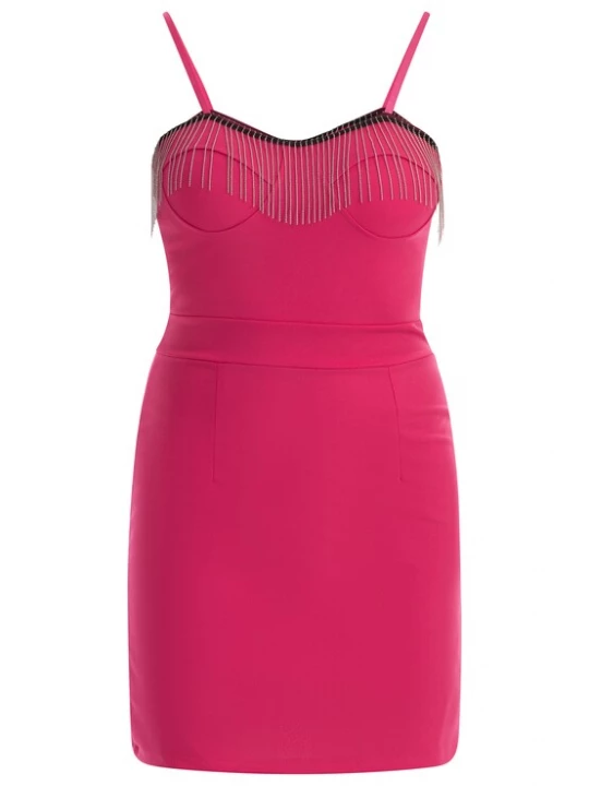 Foto van product faina Cocktailjurk pink / zwart