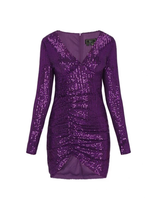 Foto van product faina Cocktailjurk purper