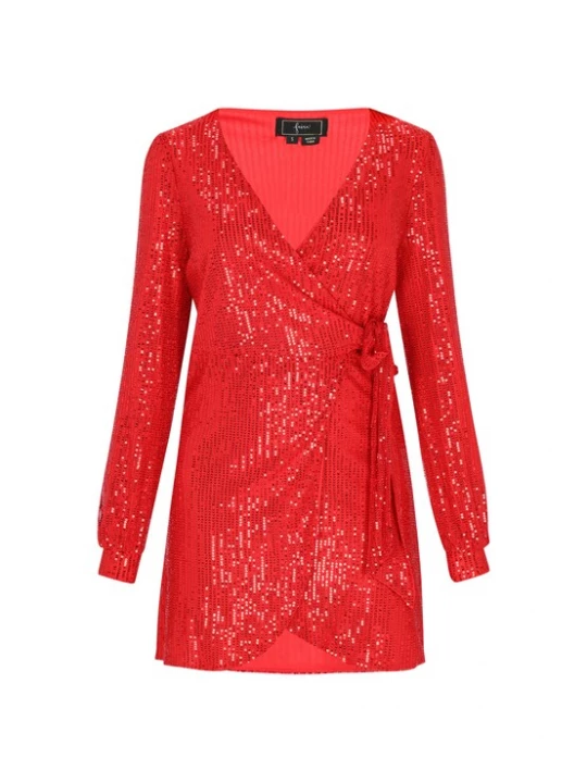 Foto van product faina Cocktailjurk rood
