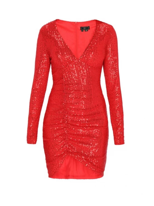 Foto van product faina Cocktailjurk rood