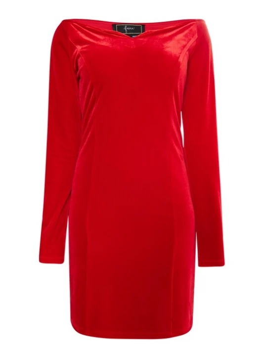 Foto van product faina Cocktailjurk rood
