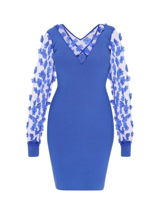 Foto van product faina Cocktailjurk royal blue / koningsblauw