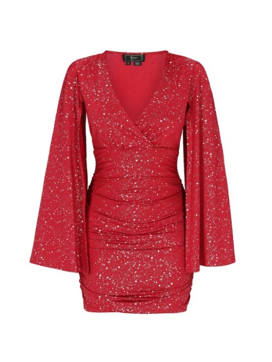 Foto van product faina Cocktailjurk vuurrood