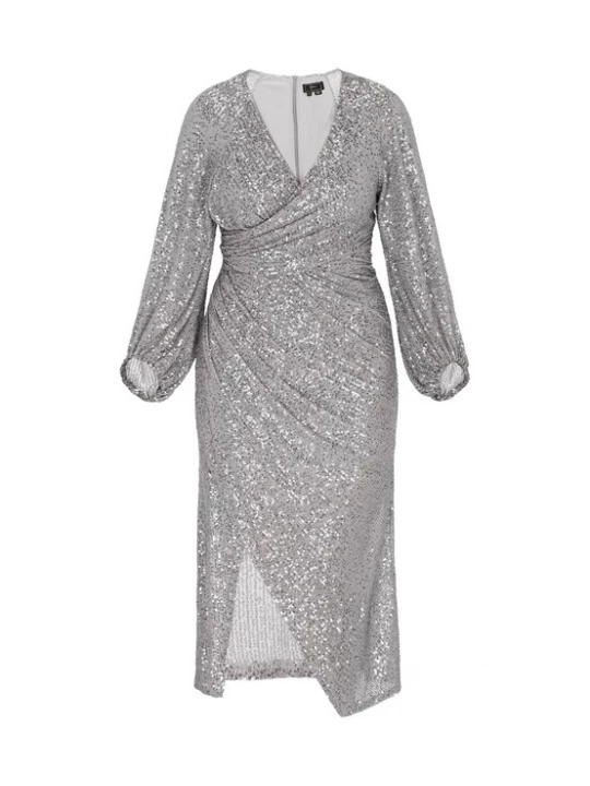 Foto van product faina Cocktailjurk zilver