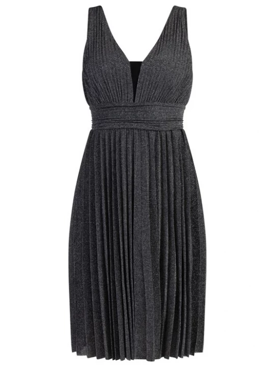 Foto van product faina Cocktailjurk zwart / zilver
