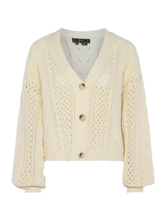Foto van product faina Gebreid vest beige