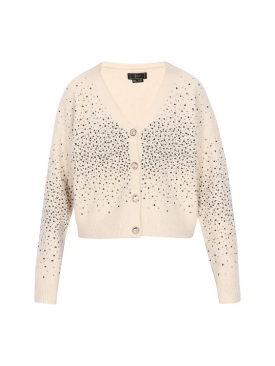 Foto van product faina Gebreid vest beige