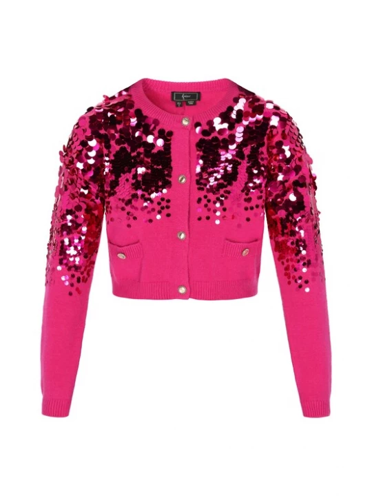 Foto van product faina Gebreid vest 'Fashion Look' fuchsia