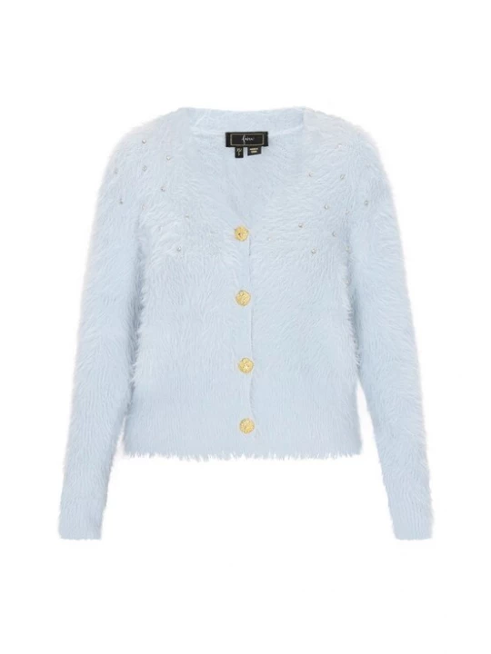 Foto van product faina Gebreid vest 'Fashion Look' lichtblauw