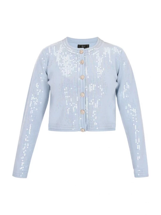 Foto van product faina Gebreid vest 'Fashion Look' lichtblauw