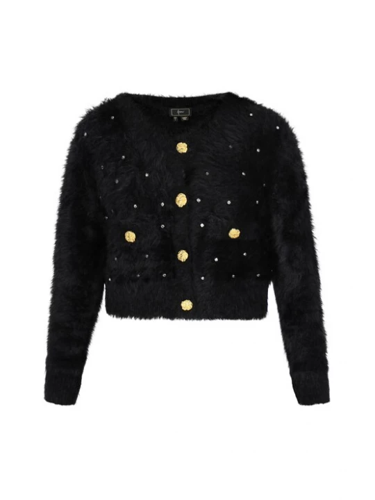 Foto van product faina Gebreid vest 'Fashion Look' zwart