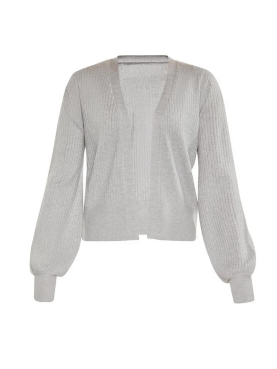 Foto van product faina Gebreid vest grijs