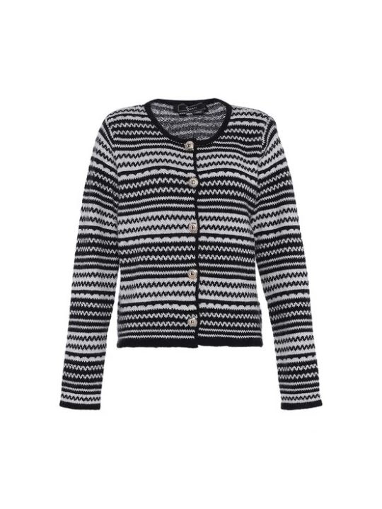 Foto van product faina Gebreid vest grijs / zwart