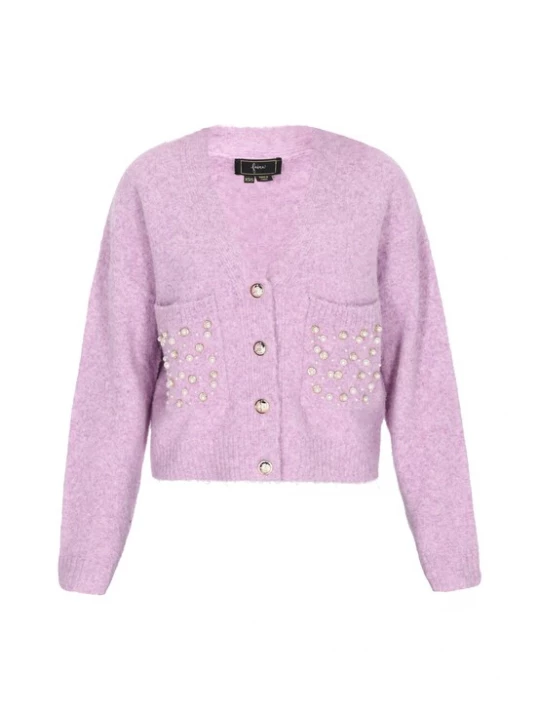 Foto van product faina Gebreid vest lila