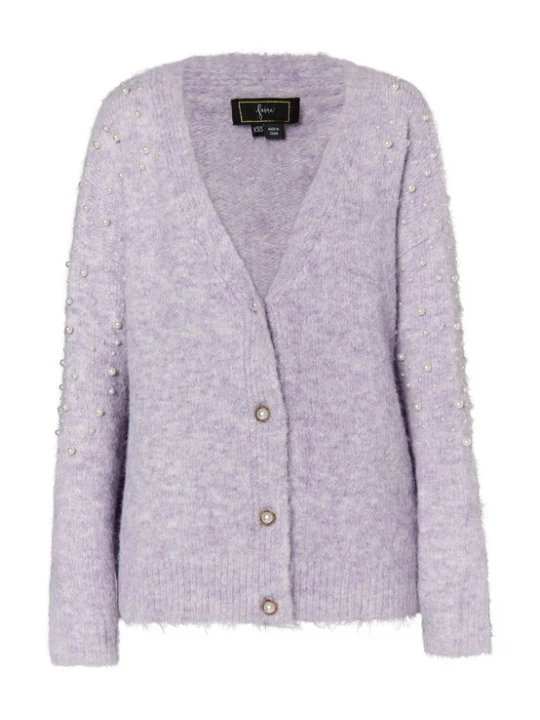 Foto van product faina Gebreid vest lila