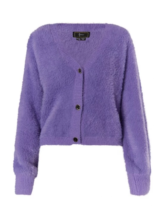 Foto van product faina Gebreid vest lila