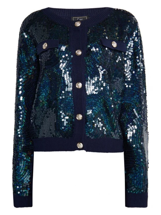 Foto van product faina Gebreid vest 'Minya' marine