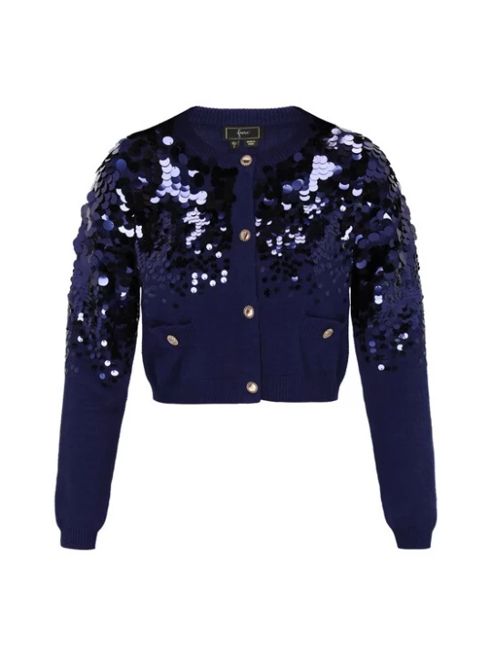 Foto van product faina Gebreid vest navy