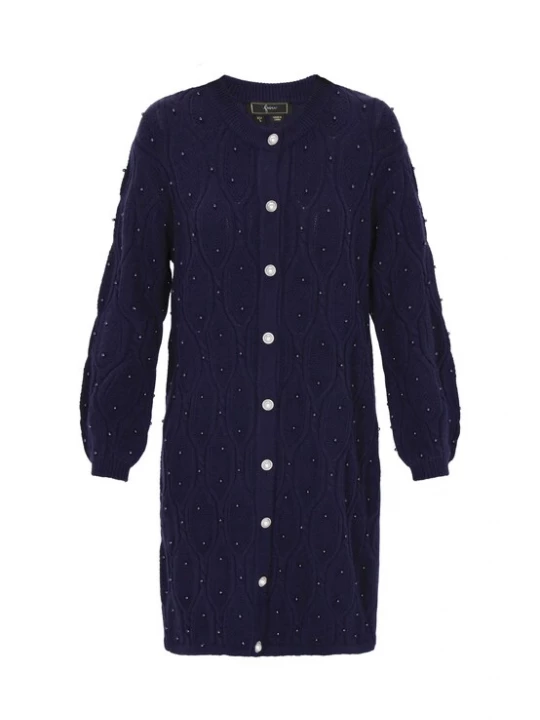 Foto van product faina Gebreid vest navy