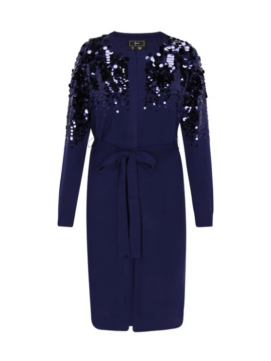 Foto van product faina Gebreid vest navy