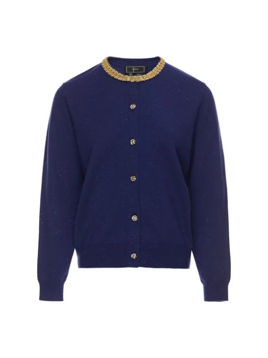 Foto van product faina Gebreid vest navy