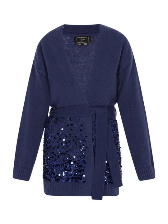 Foto van product faina Gebreid vest navy