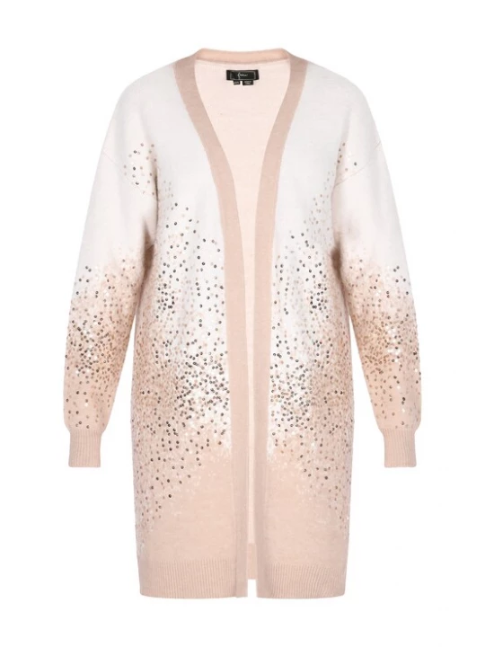 Foto van product faina Gebreid vest nude / offwhite
