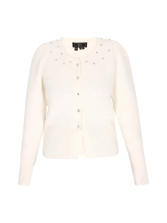 Foto van product faina Gebreid vest offwhite