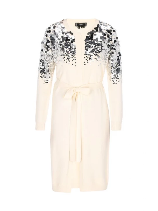 Foto van product faina Gebreid vest offwhite