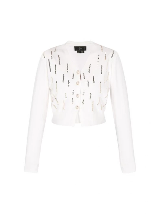Foto van product faina Gebreid vest offwhite