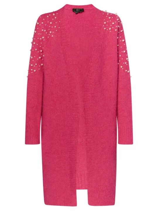 Foto van product faina Gebreid vest pink / parelwit