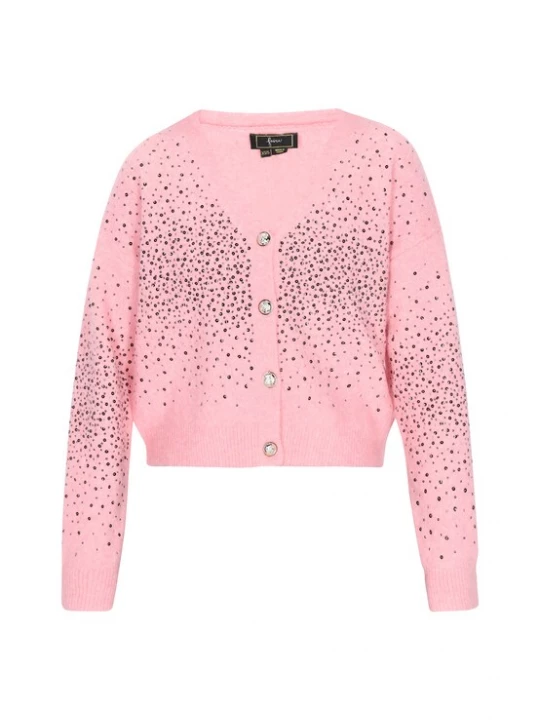 Foto van product faina Gebreid vest rosé