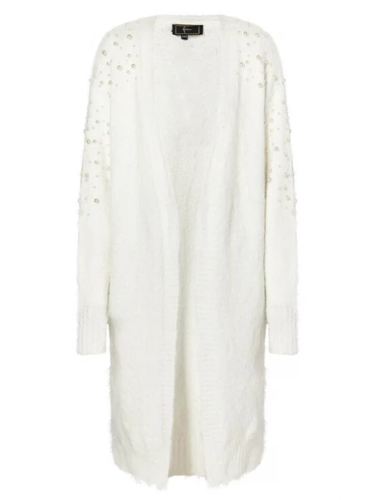 Foto van product faina Gebreid vest wit