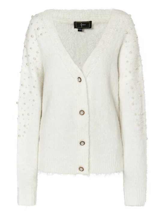 Foto van product faina Gebreid vest wit